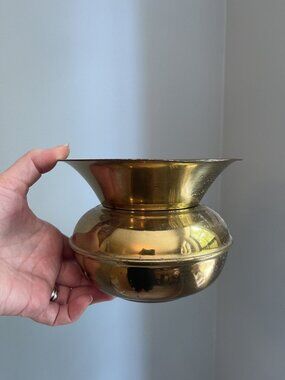 Vintage Brass Spittoon/Planter